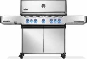Napoleon Bbq P665VRSIBNSS Prestige 665 Rsib With Infrared Side And Rear Burner , Natural Gas, Stainless Steel Barbeque Grills,outdoor bbq grill
