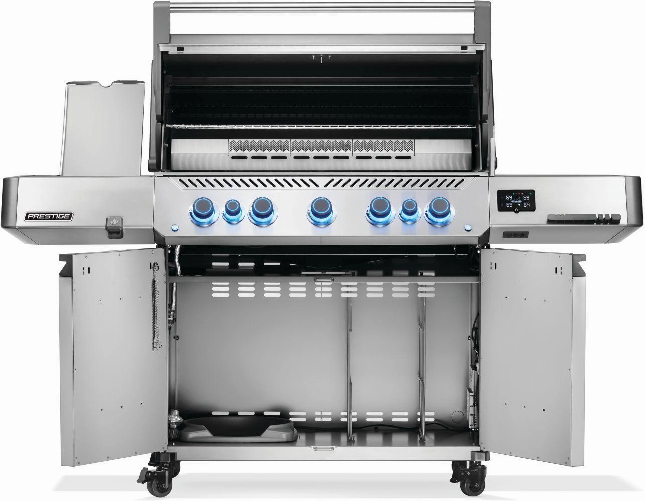 Napoleon Bbq P665VXRSIBNSS Prestige 665 Connected Rsib With Infrared Side And Rear Burner , Natural Gas, Stainless Steel