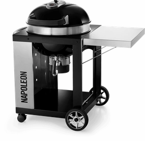 Napoleon Bbq PRO22KCART2 22" Pro Cart Charcoal Kettle Grill , Black , Charcoal Barbeque Grills,outdoor bbq grill