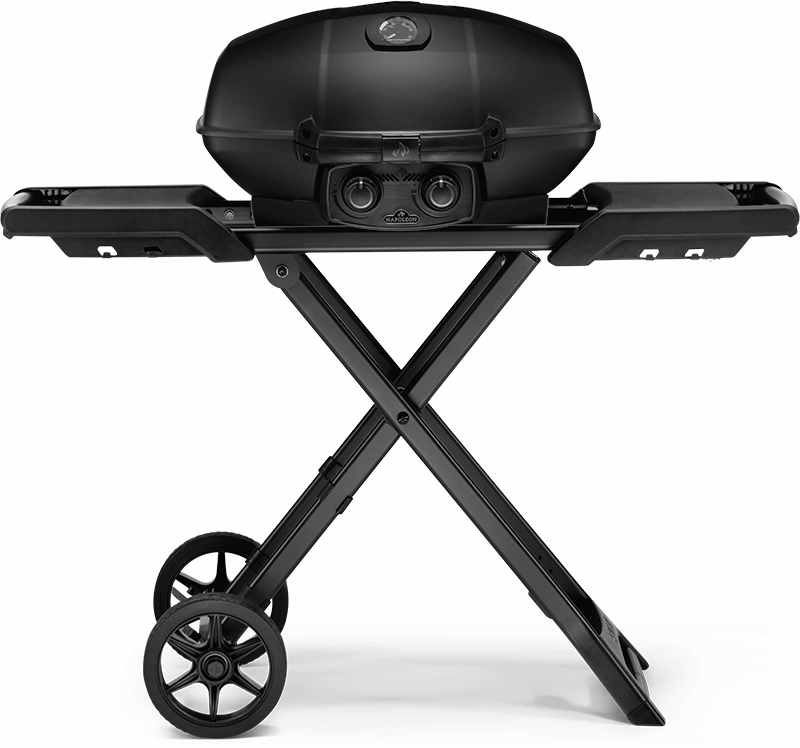 Napoleon Bbq PRO285XMKPHM Phantom Travelq Pro 285 Portable Gas Grill With Scissor Cart , Matte/Matt Black , Propane Liquid Propane Barbeque Grills,propane gas grill