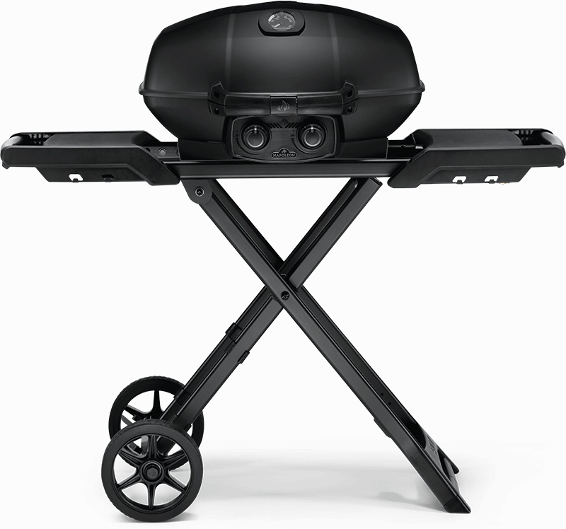 Napoleon Bbq PRO285XMKPHM Phantom Travelq Pro 285 Portable Gas Grill With Scissor Cart , Matte/Matt Black , Propane Barbeque Grills,outdoor bbq grill