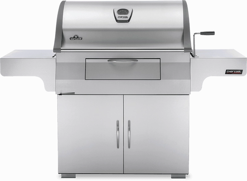 Napoleon Bbq PRO605CSS Charcoal Professional Cart Grill , Stainless Steel , Charcoal Barbeque Grills,outdoor bbq grill