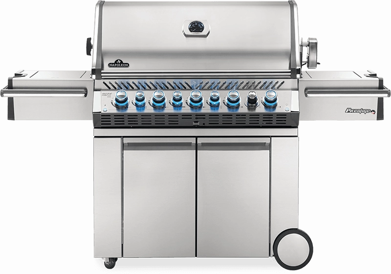Napoleon Bbq PRO665RSIBNSS3 Prestige Pro 665 Rsib With Infrared Side And Rear Burners , Stainless Steel , Natural Gas Barbeque Grills,outdoor bbq grill