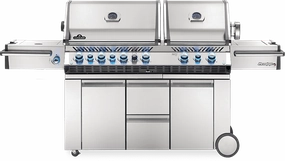 Napoleon Bbq PRO825RSBIPSS3 Prestige Pro 825 Rsbi With Power Side Burner, Infrared Rear & Bottom Burners , Stainless Steel , Propane Liquid Propane Barbeque Grills,propane gas grill