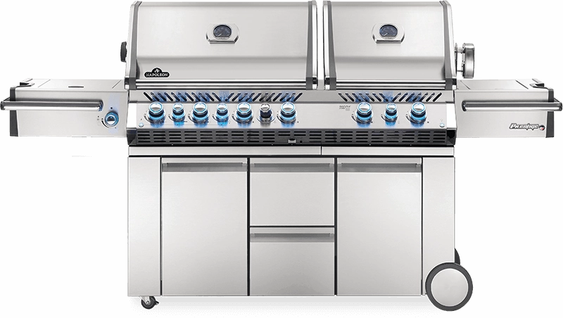 Napoleon Bbq PRO825RSBIPSS3 Prestige Pro 825 Rsbi With Power Side Burner, Infrared Rear & Bottom Burners , Stainless Steel , Propane Barbeque Grills,outdoor bbq grill