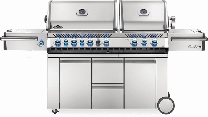 Napoleon Bbq PRO825RSBIPSS3 Prestige Pro 825 Rsbi With Power Side Burner, Infrared Rear & Bottom Burners , Stainless Steel , Propane Pro Barbeque Grills,professional outdoor grill