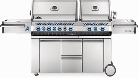 Napoleon Bbq PRO825RSBIPSS3 Prestige Pro 825 Rsbi With Power Side Burner, Infrared Rear & Bottom Burners , Stainless Steel , Propane Barbeque Grills,outdoor bbq grill