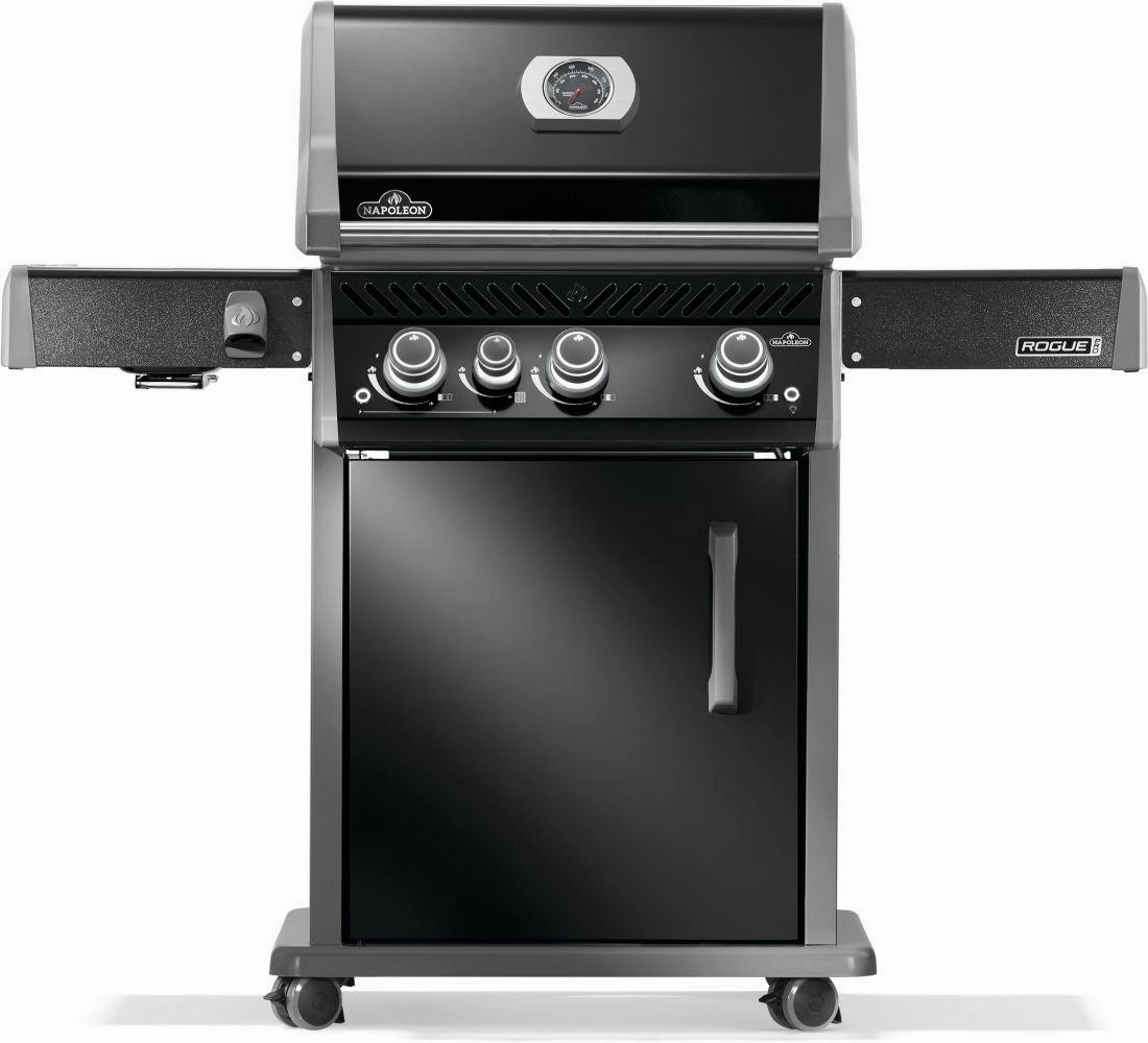 Napoleon Bbq RP425SIBNK2 Rogue Pro 425 Sib With Infrared Side Burner , Natural Gas, Black Pro Barbeque Grills,professional outdoor grill