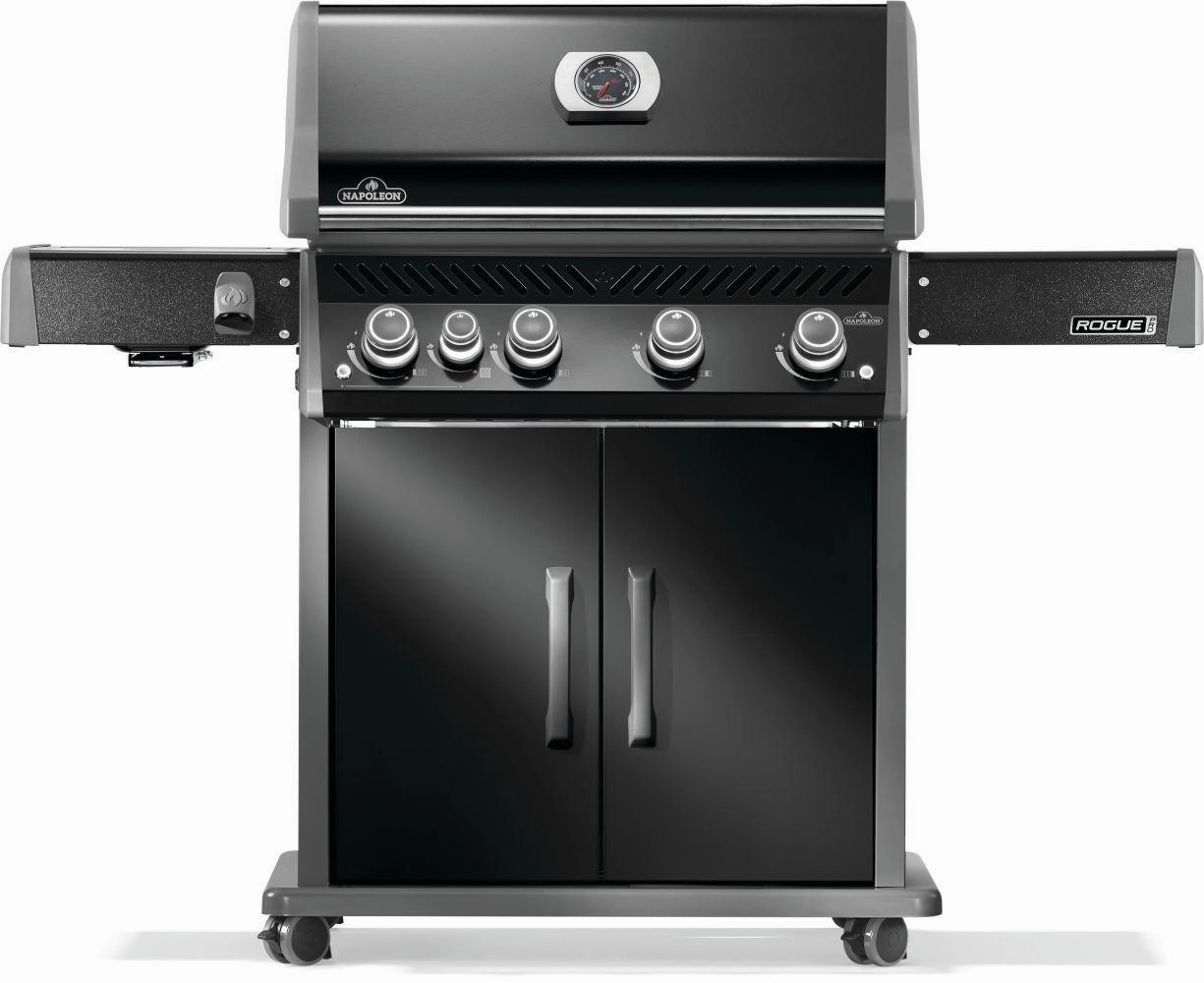 Napoleon Bbq RP525SIBNK2 Rogue Pro 525 Sib With Infrared Side Burner , Natural Gas, Black Pro Barbeque Grills,professional outdoor grill