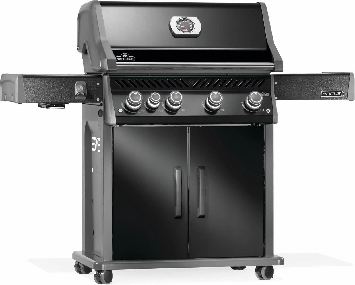 Napoleon Bbq RP525SIBNK2 Rogue Pro 525 Sib With Infrared Side Burner , Natural Gas, Black
