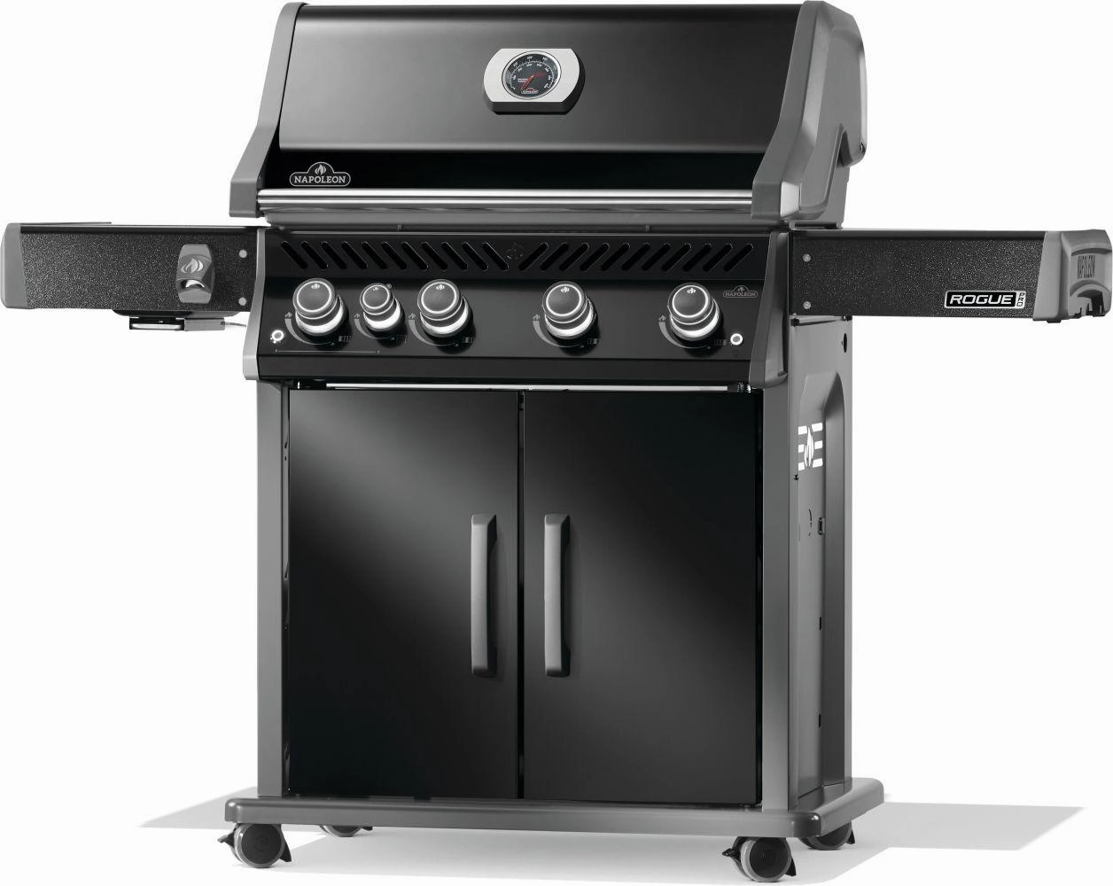 Napoleon Bbq RP525SIBNK2 Rogue Pro 525 Sib With Infrared Side Burner , Natural Gas, Black