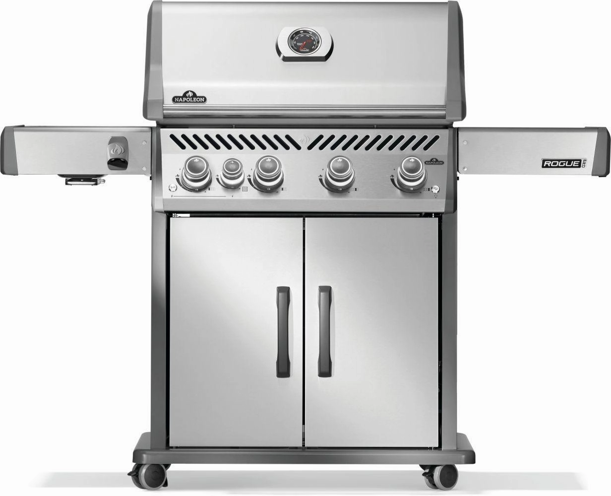 Napoleon Bbq RP525SIBNSS2 Rogue Pro 525 Sib With Infrared Side Burner , Natural Gas, Stainless Steel Barbeque Grills,outdoor bbq grill