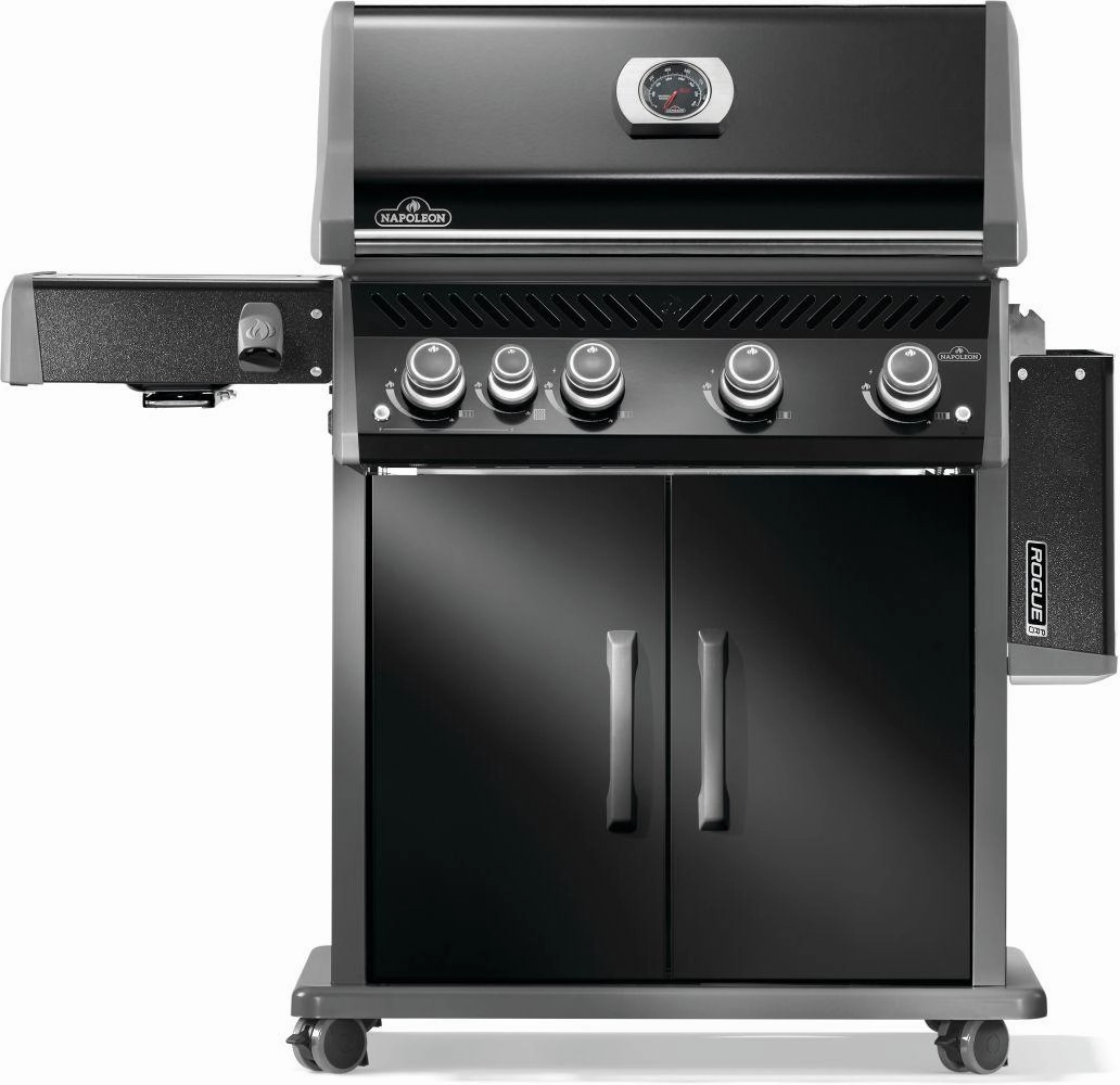 Napoleon Bbq RP525SIBPK2 Rogue Pro 525 Sib With Infrared Side Burner , Propane, Black