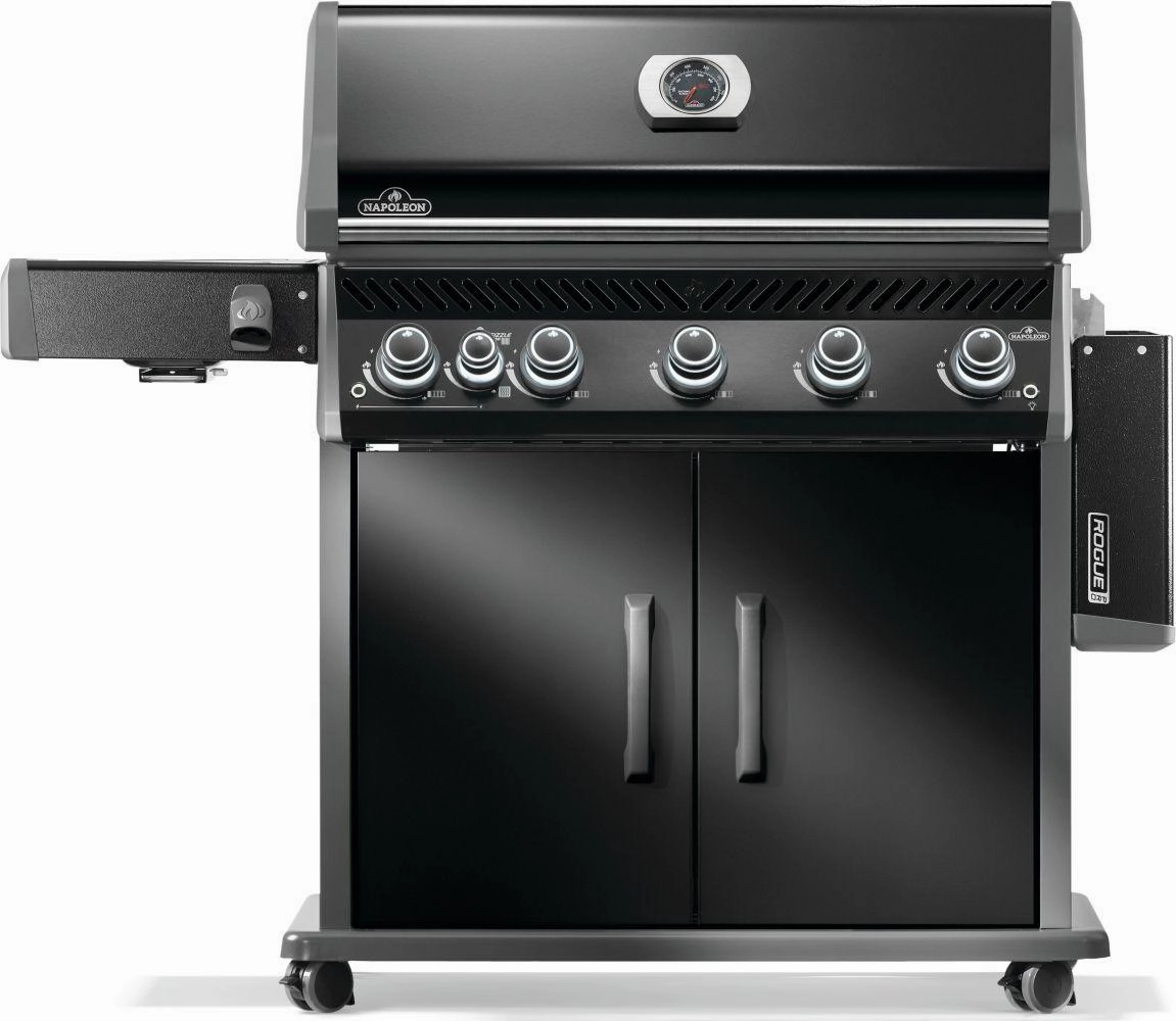 Napoleon Bbq RP625SIBNK2 Rogue Pro 625 Sib With Infrared Side Burner , Natural Gas, Black