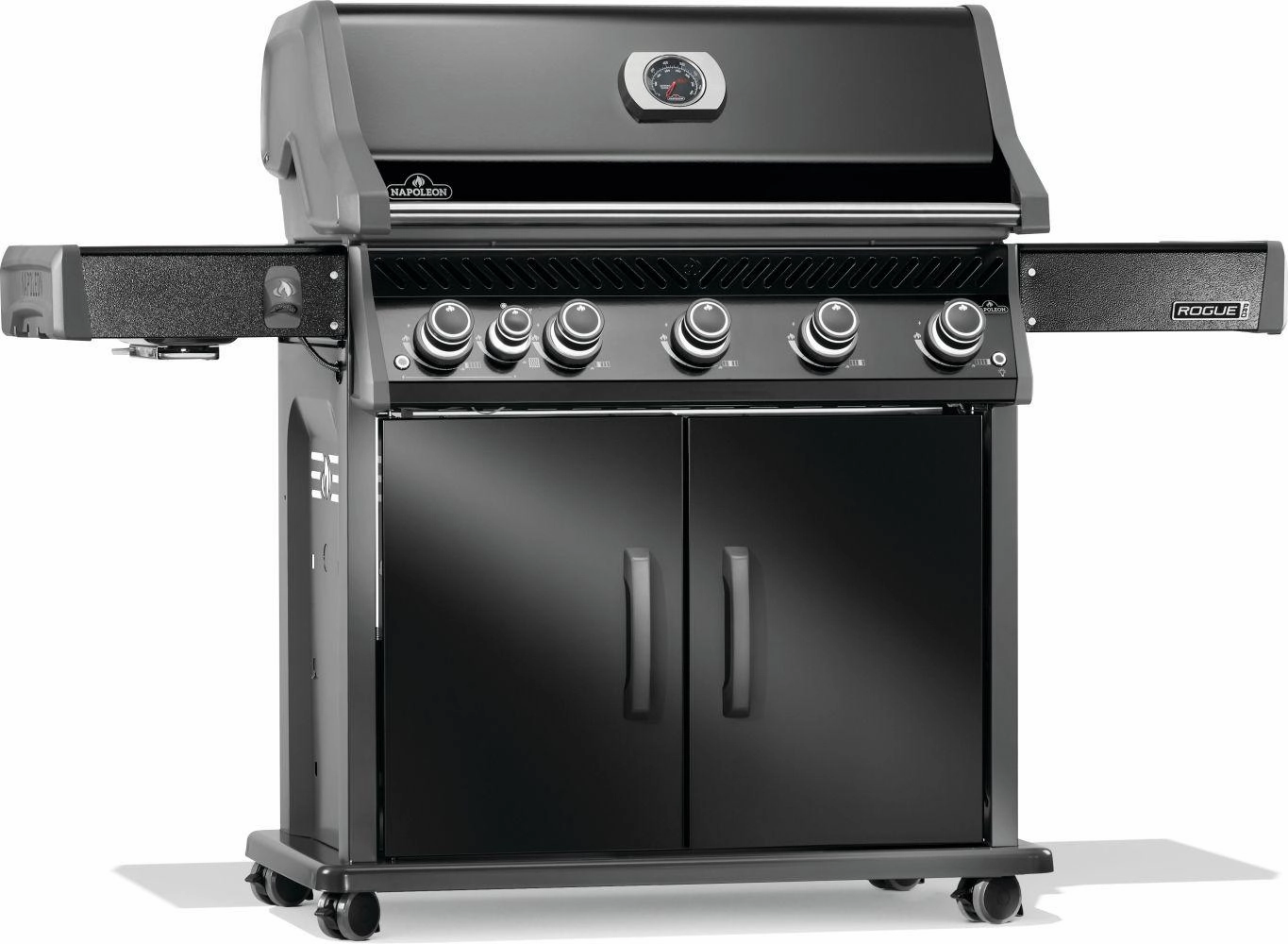 Napoleon Bbq RP625SIBNK2 Rogue Pro 625 Sib With Infrared Side Burner , Natural Gas, Black