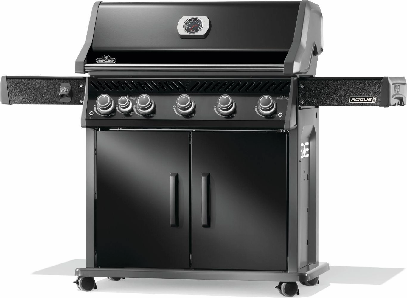 Napoleon Bbq RP625SIBNK2 Rogue Pro 625 Sib With Infrared Side Burner , Natural Gas, Black