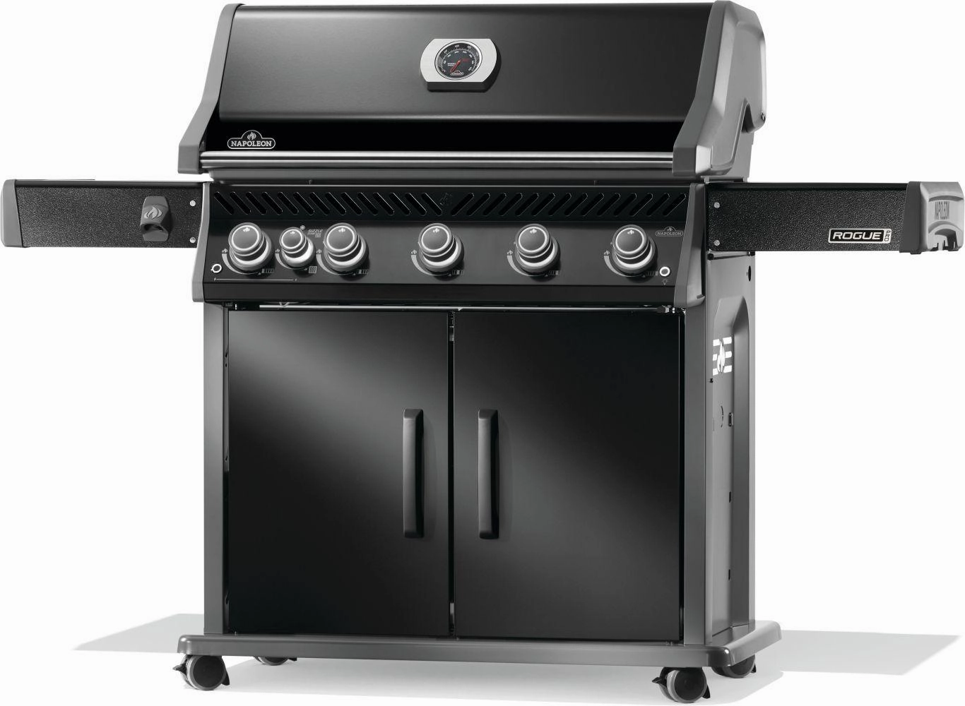 Napoleon Bbq RP625SIBNK2 Rogue Pro 625 Sib With Infrared Side Burner , Natural Gas, Black