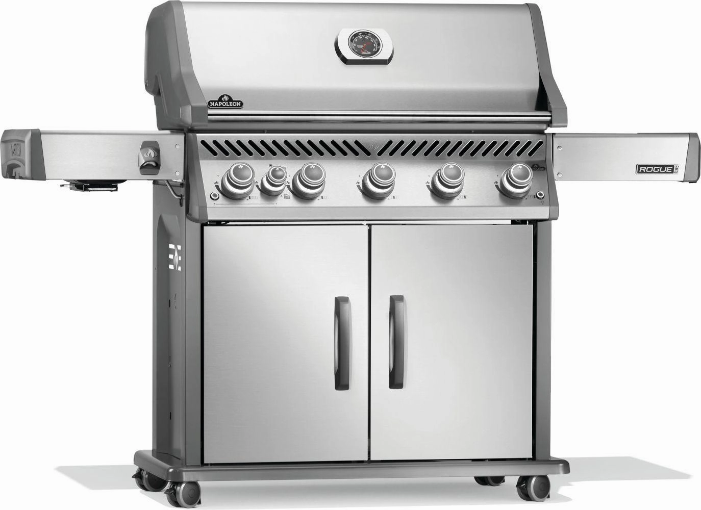 Napoleon Bbq RP625SIBNSS2 Rogue Pro 625 Sib With Infrared Side Burner , Natural Gas, Stainless Steel