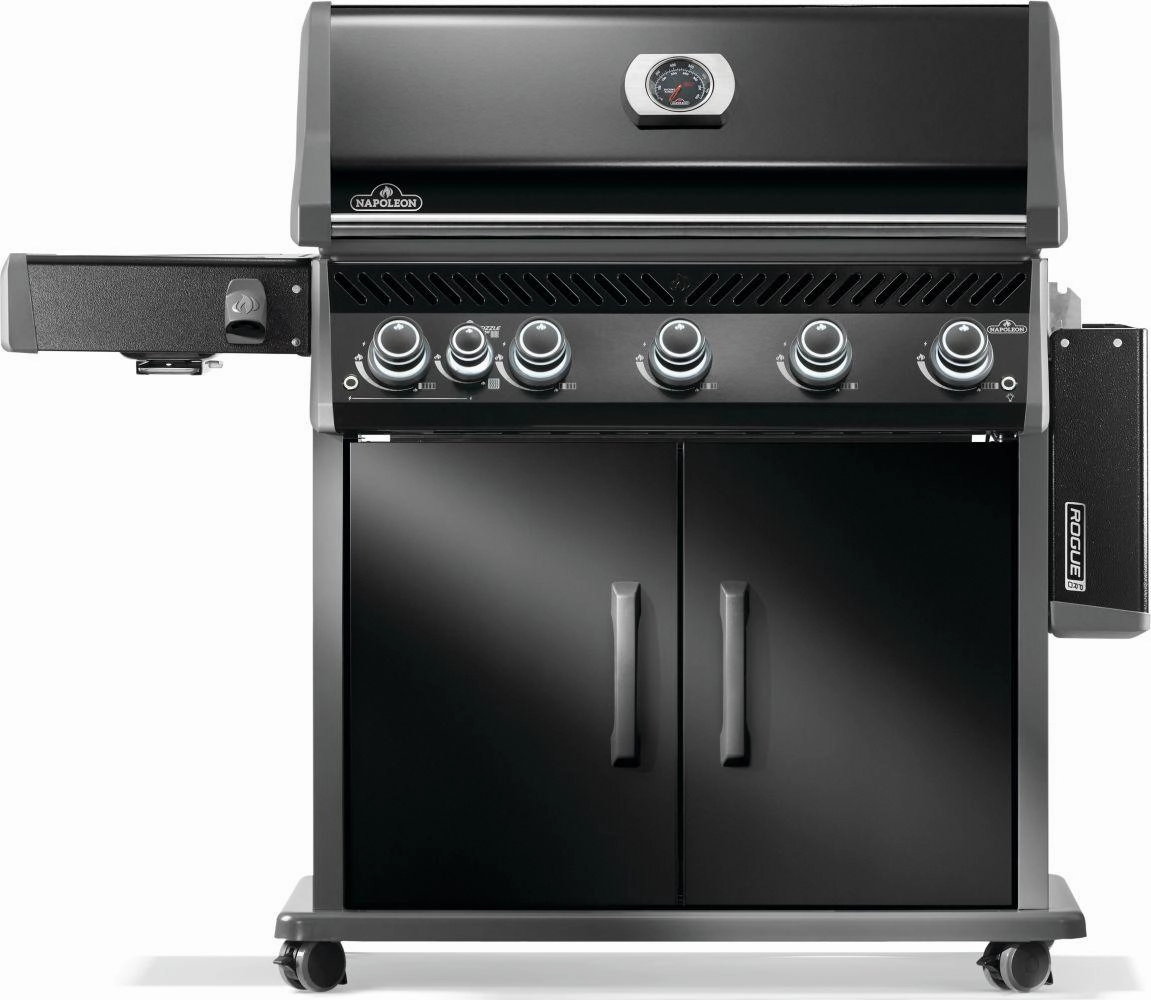 Napoleon Bbq RP625SIBPK2 Rogue Pro 625 Sib With Infrared Side Burner , Propane, Black