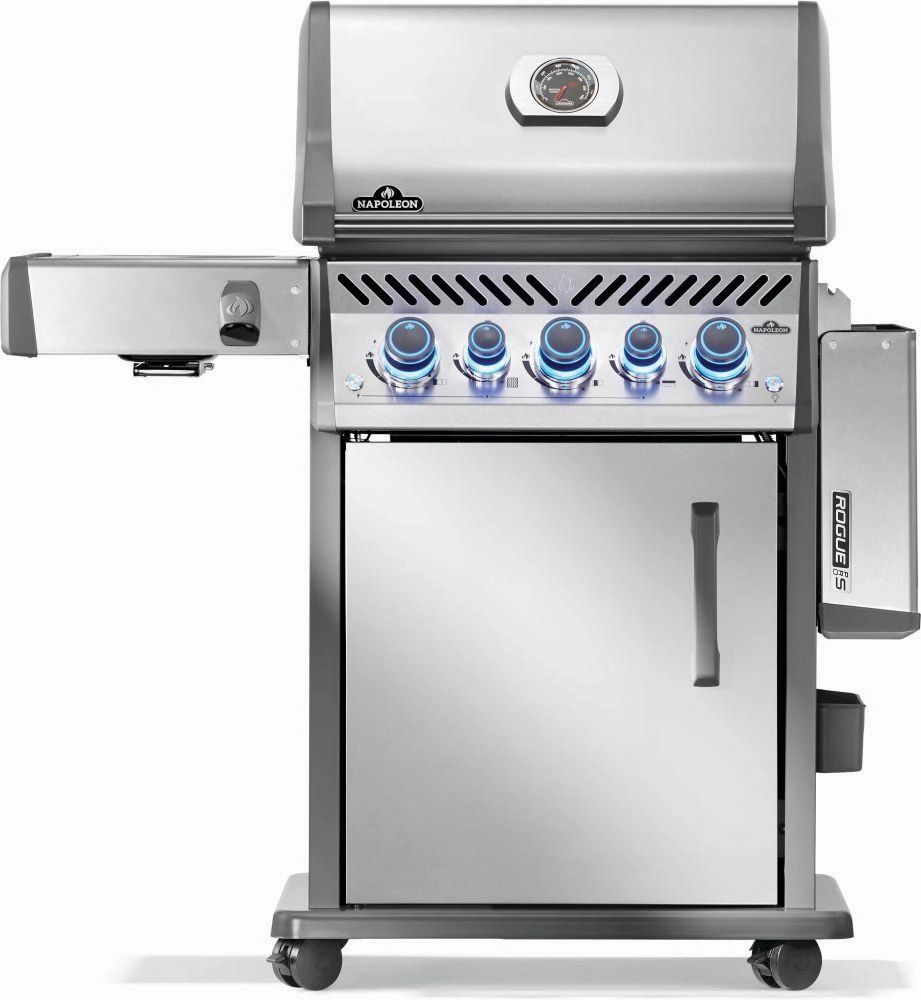 Napoleon Bbq RPS425RSIBNSS2 Rogue Pro-S 425 Rsib With Infrared Side And Rear Burner , Natural Gas, Stainless Steel