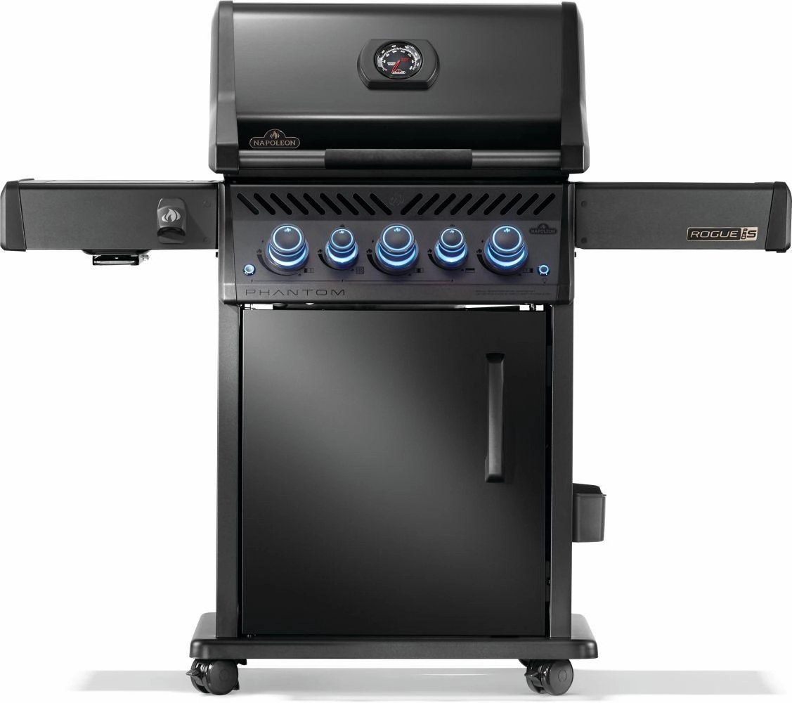Napoleon Bbq RPS425RSIBPK2PHM Phantom Rogue Pro-S 425 Rsib With Infrared Side And Rear Burner , Propane, Matte/Matt Black Barbeque Grills,outdoor bbq grill