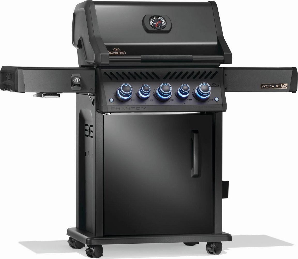 Napoleon Bbq RPS425RSIBPK2PHM Phantom Rogue Pro-S 425 Rsib With Infrared Side And Rear Burner , Propane, Matte/Matt Black