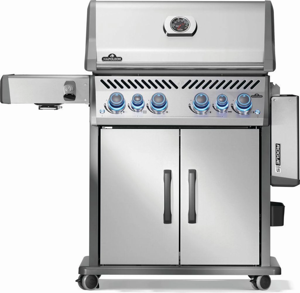 Napoleon Bbq RPS525RSIBPSS2 Rogue Pro-S 525 Rsib With Infrared Side And Rear Burner , Propane, Stainless Steel