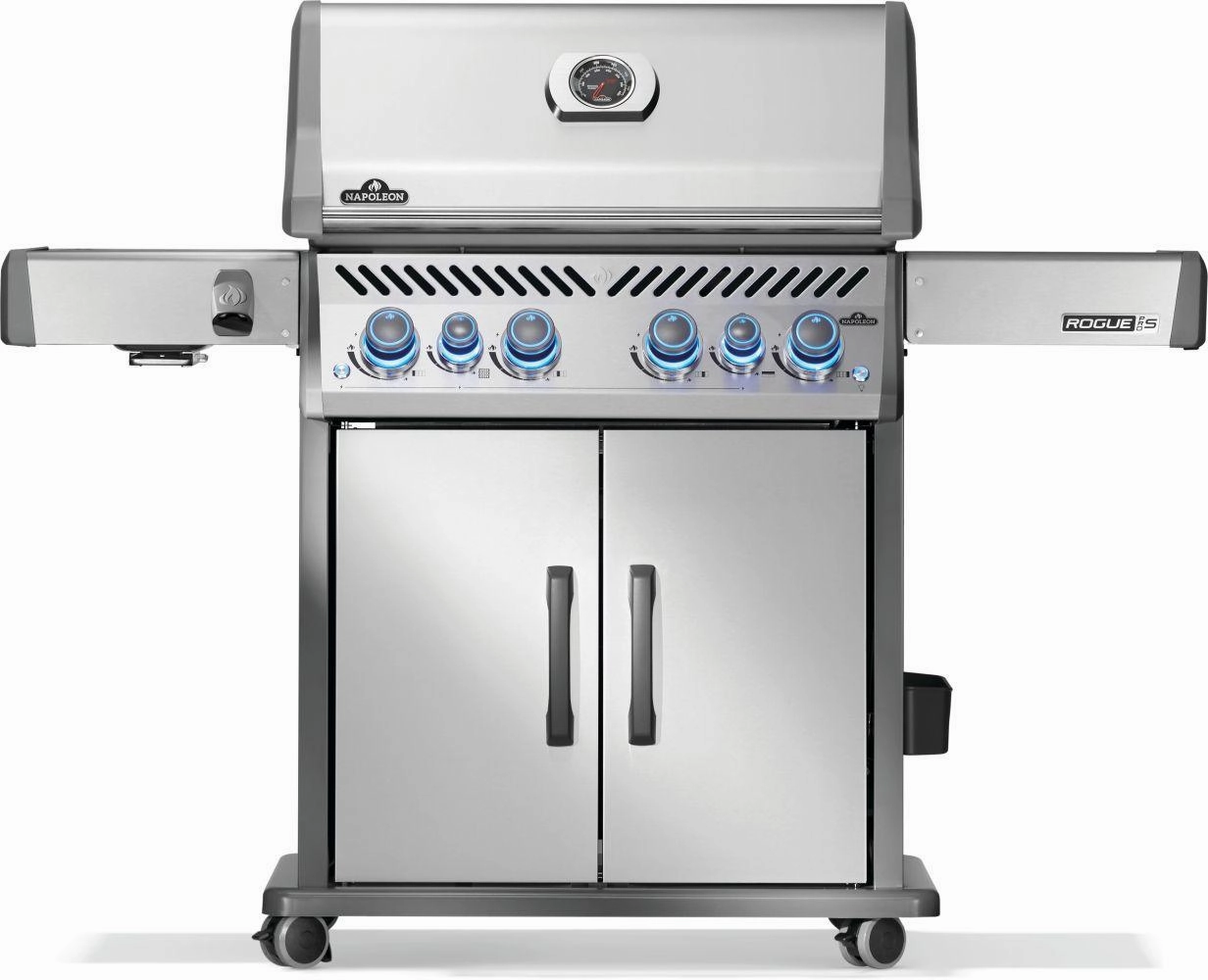 Napoleon Bbq RPS525RSIBPSS2 Rogue Pro-S 525 Rsib With Infrared Side And Rear Burner , Propane, Stainless Steel Barbeque Grills,outdoor bbq grill