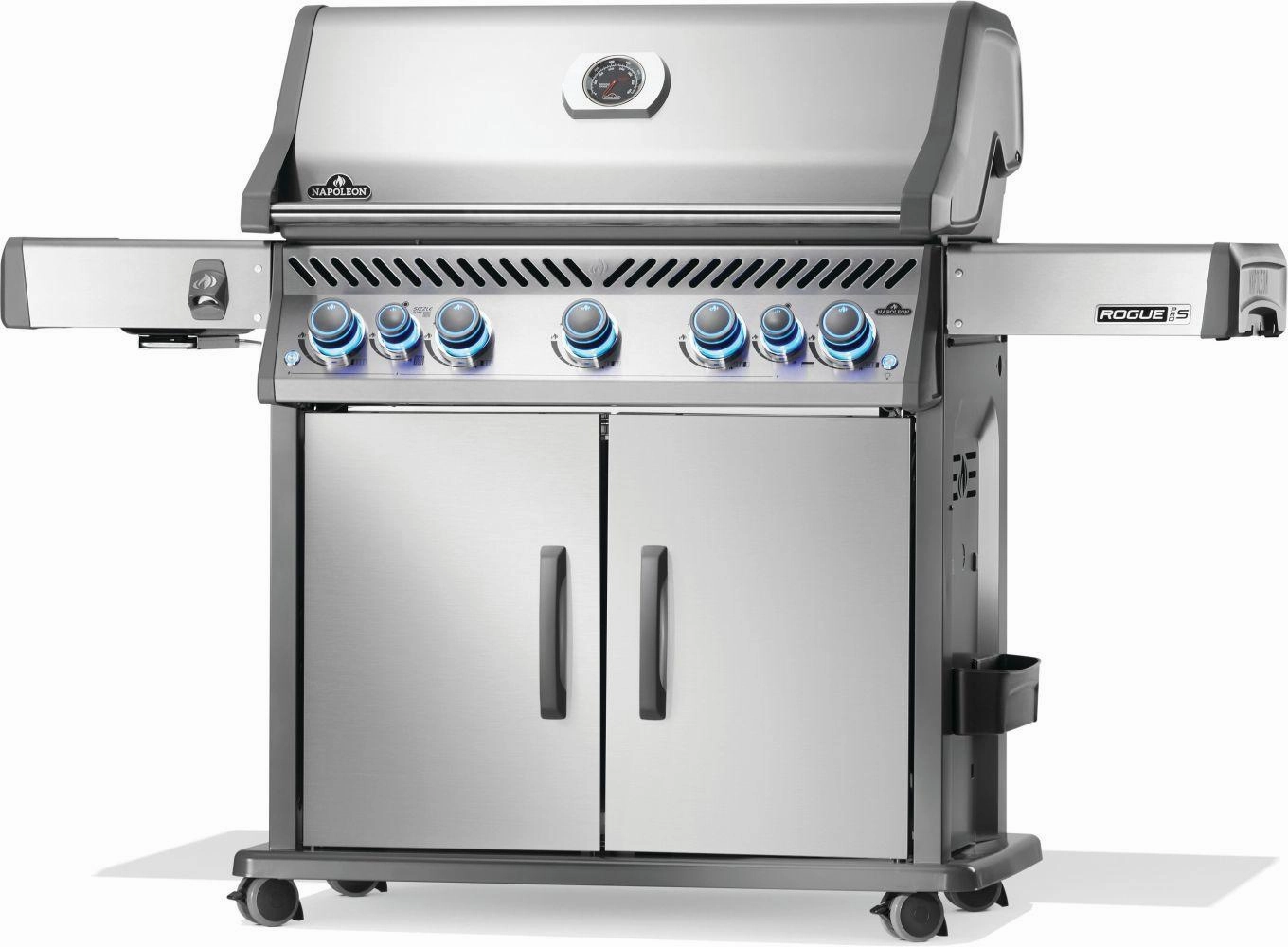 Napoleon Bbq RPS625RSIBPSS2 Rogue Pro-S 625 Rsib With Infrared Side And Rear Burner , Propane, Stainless Steel