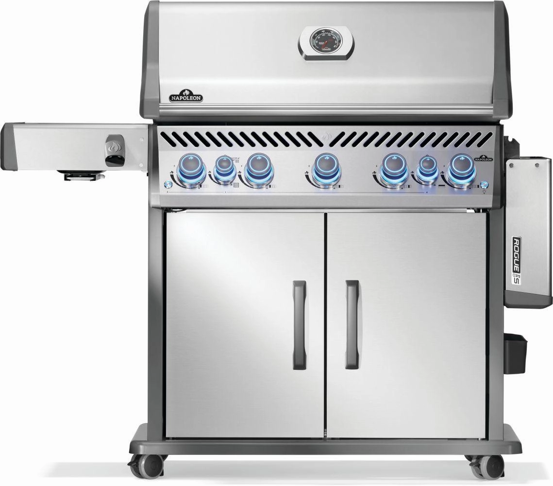 Napoleon Bbq RPS625RSIBPSS2 Rogue Pro-S 625 Rsib With Infrared Side And Rear Burner , Propane, Stainless Steel