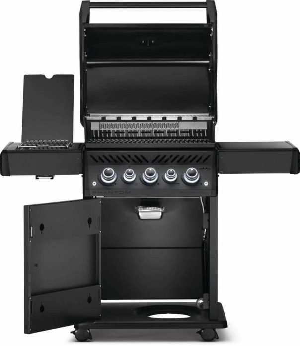 Napoleon Bbq RSE425RSIBPK1PHM Phantom Rogue Se 425 Rsib With Infrared Side And Rear Burners , Propane, Satin Black