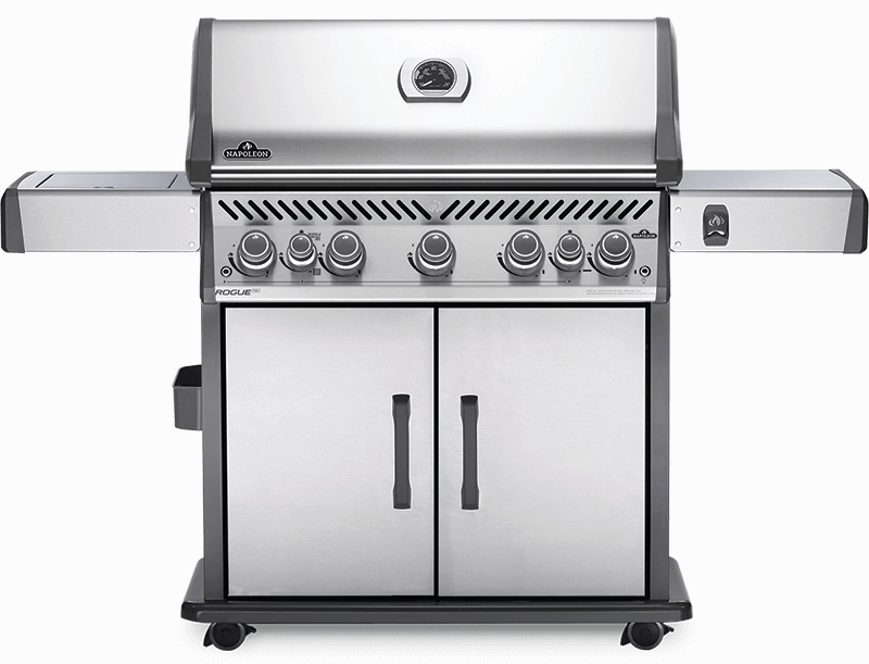 Napoleon Bbq RSE625RSIBNSS1 Rogue Se 625 Rsib With Infrared Side And Rear Burners , Stainless Steel , Natural Gas Natural Gas Barbeque Grills,natural gas outdoor grill