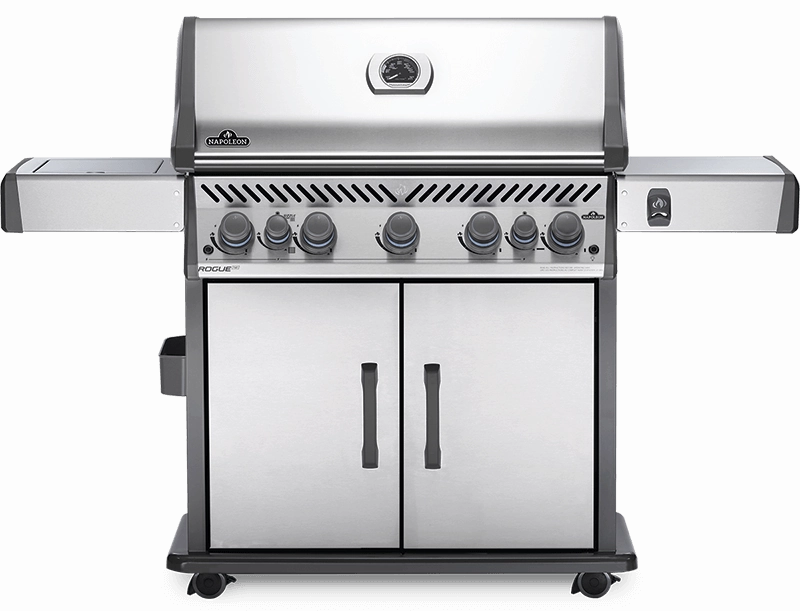 Napoleon Bbq RSE625RSIBPSS1 Rogue Se 625 Rsib With Infrared Side And Rear Burners , Stainless Steel , Propane Liquid Propane Barbeque Grills,propane gas grill