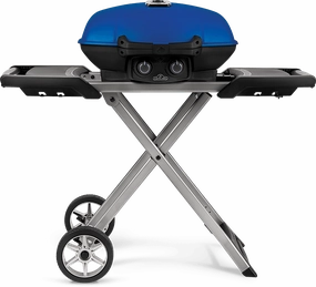 Napoleon Bbq TQ285XBL1 Travelq 285X With Scissor Cart , Blue , Propane Liquid Propane Barbeque Grills,propane gas grill
