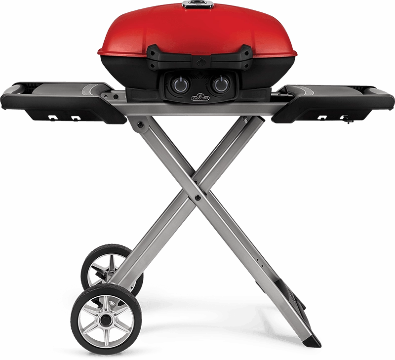 Napoleon Bbq TQ285XRD1A Travelq 285X With Scissor Cart And Griddle , Red , Propane Barbeque Grills,outdoor bbq grill
