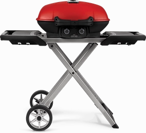 Napoleon Bbq TQ285XRD1A Travelq 285X With Scissor Cart And Griddle , Red , Propane Liquid Propane Barbeque Grills,propane gas grill