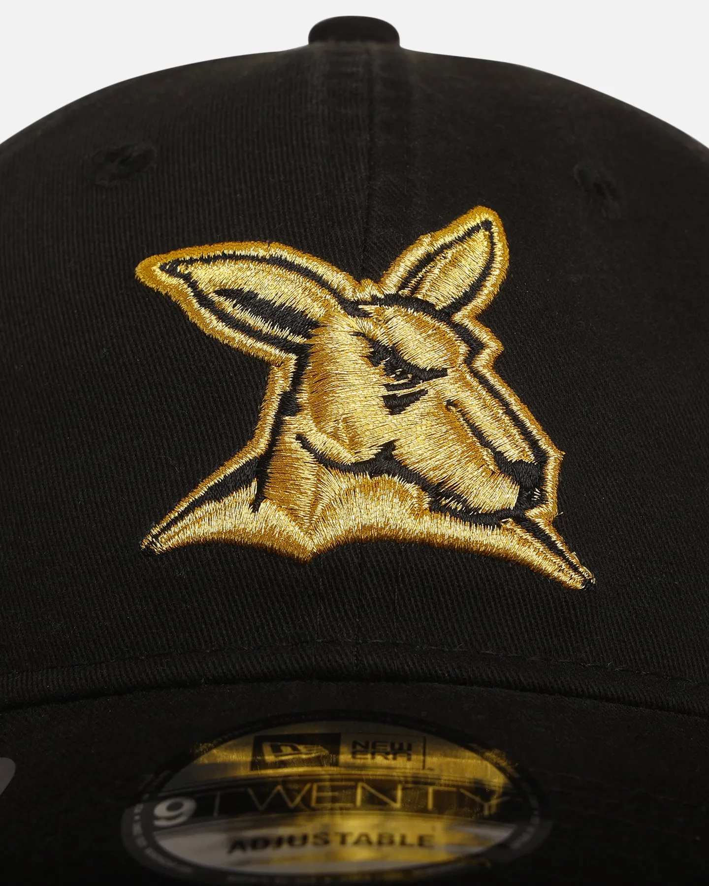 New Era North Melbourne Kangaroos 'AFL Black & Gold' 9TWENTY Strapback Black/Gold