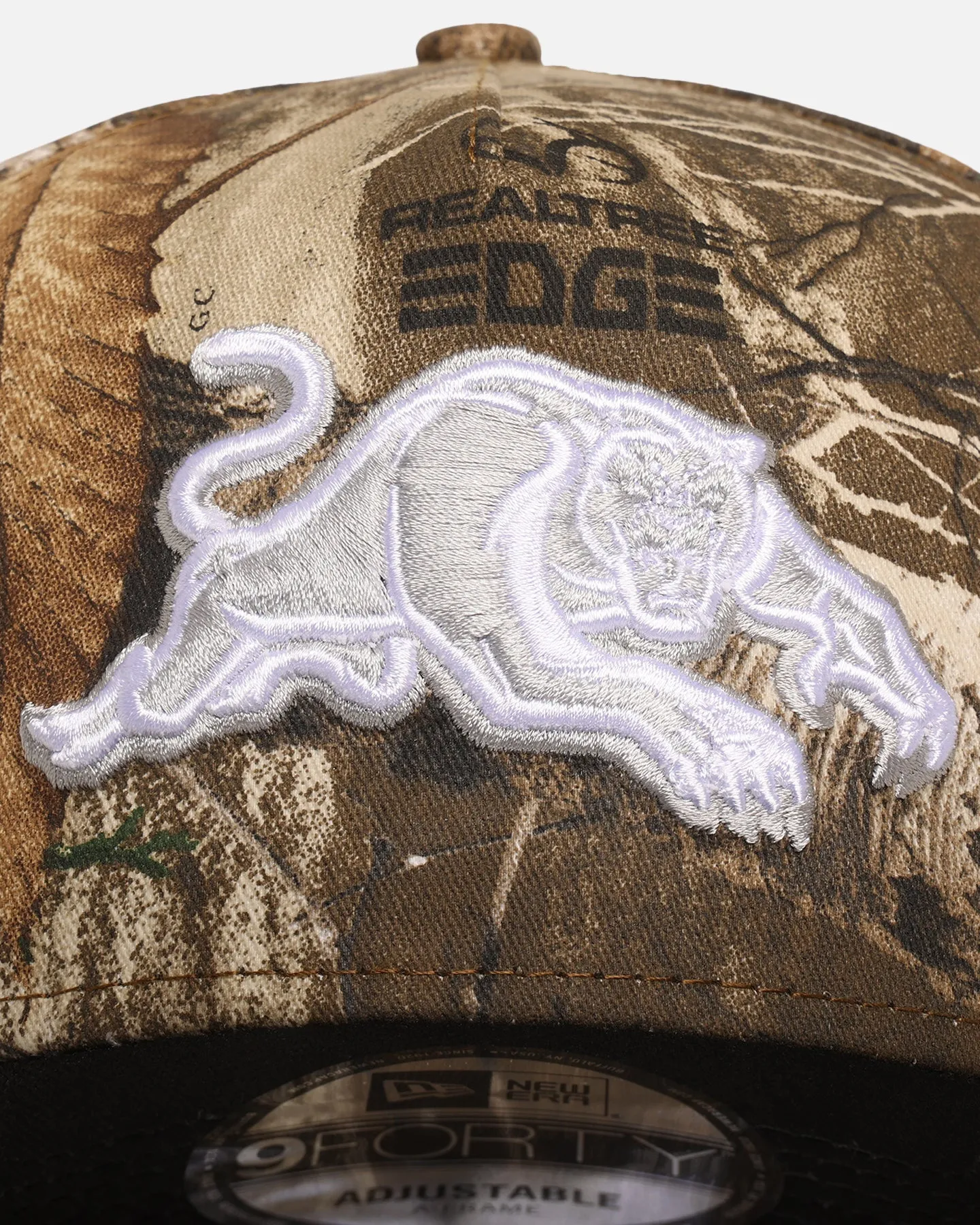 New Era Penrith Panthers 'NRL Real Tree' 9FORTY A-Frame Snapback Real Tree Camo