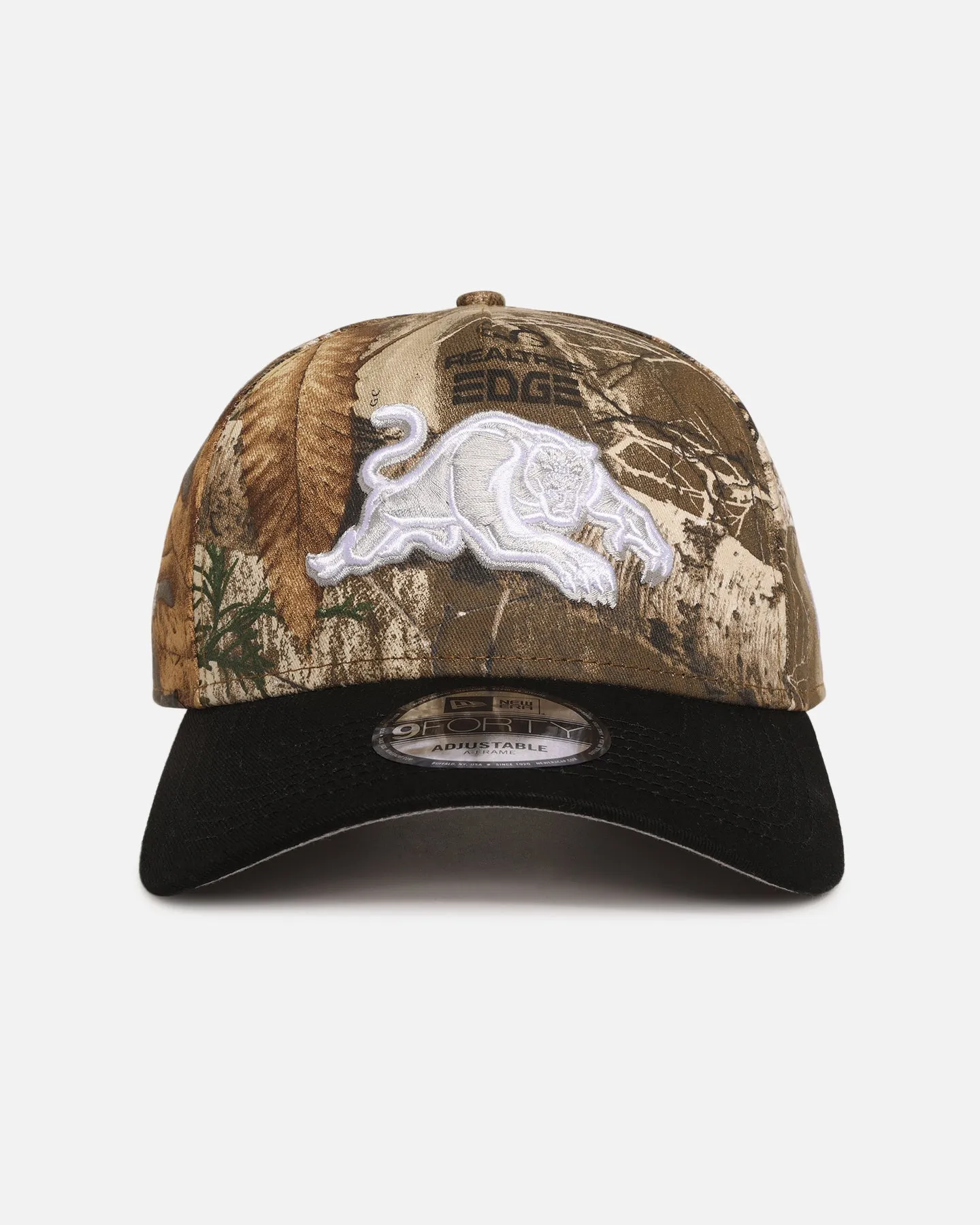 New Era Penrith Panthers 'NRL Real Tree' 9FORTY A-Frame Snapback Real Tree Camo