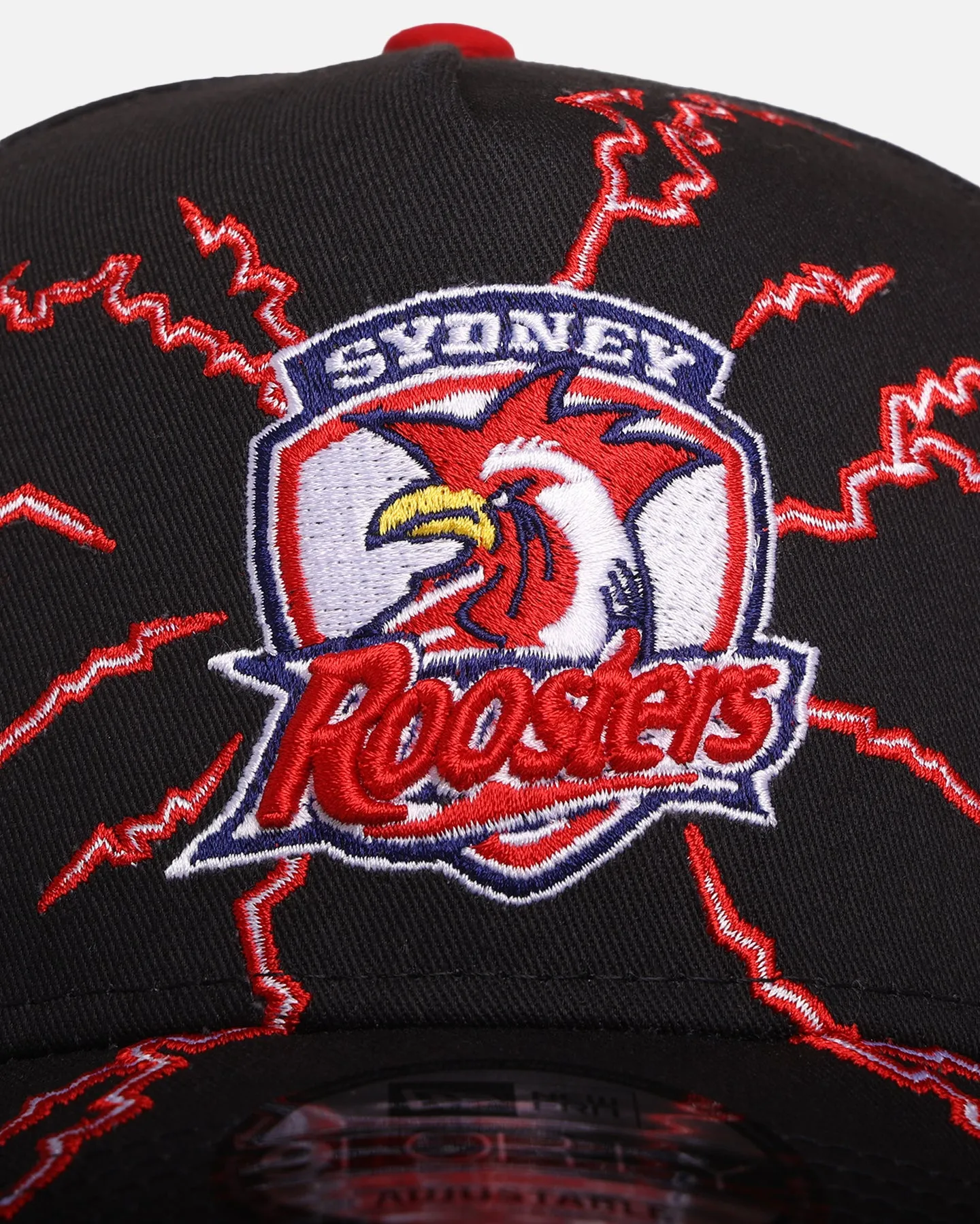 New Era Sydney Roosters 'NRL Electric' 9FORTY A-Frame Snapback Official Team Colour