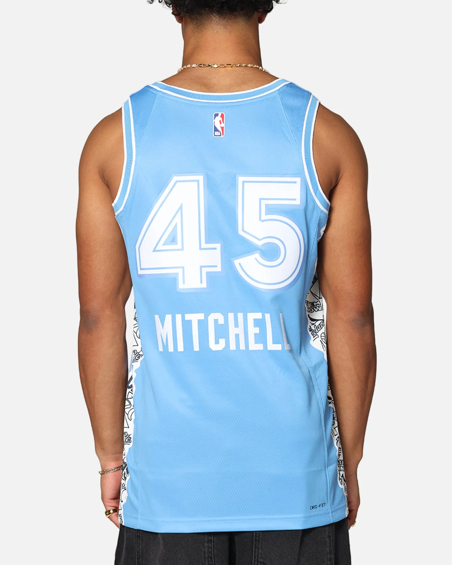 Nike Donovan Mitchell Cleveland Cavaliers #45 City Edition 2024/25 Nike Dri-Fit NBA Swingman Jersey Valor Blue
