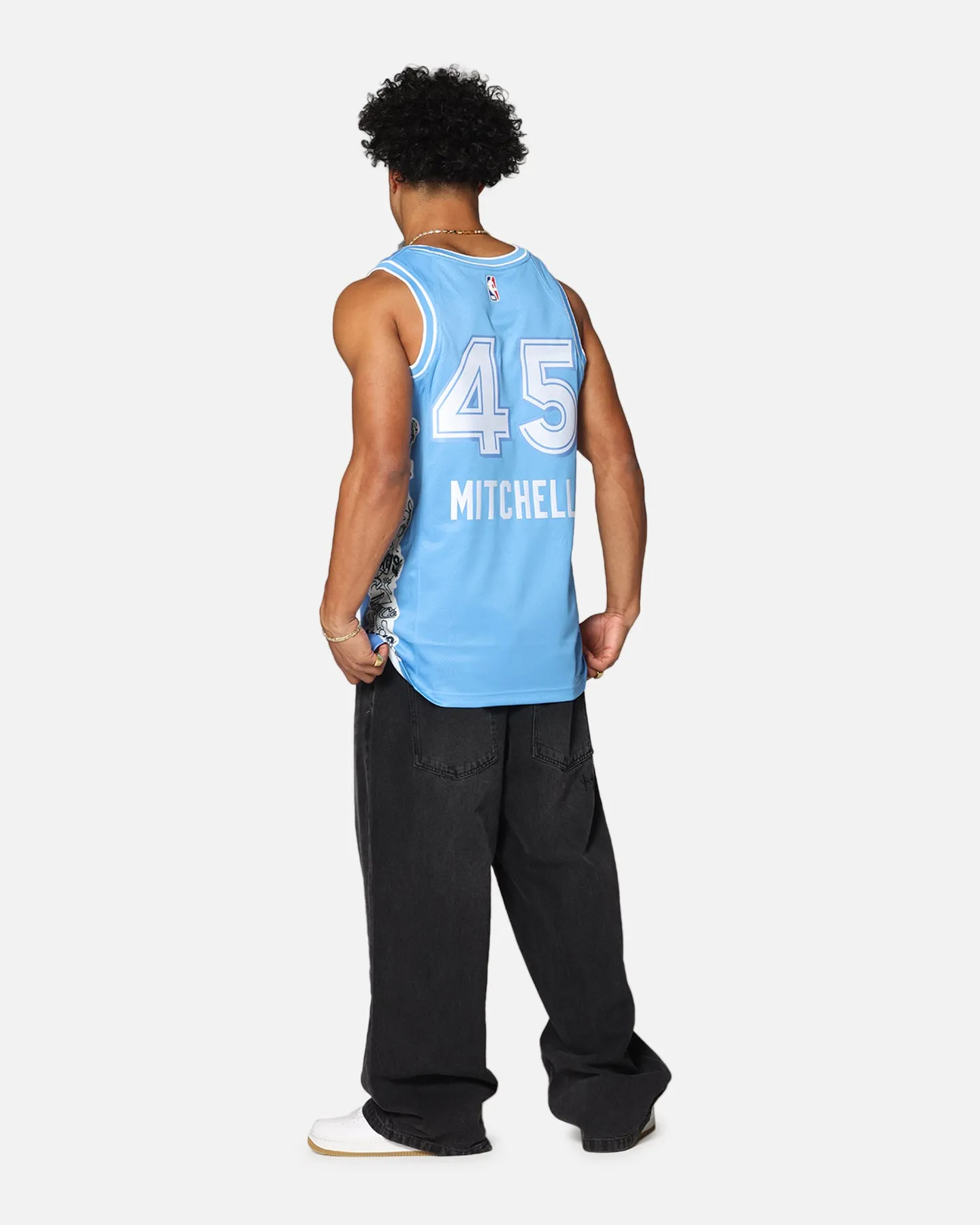 Nike Donovan Mitchell Cleveland Cavaliers #45 City Edition 2024/25 Nike Dri-Fit NBA Swingman Jersey Valor Blue
