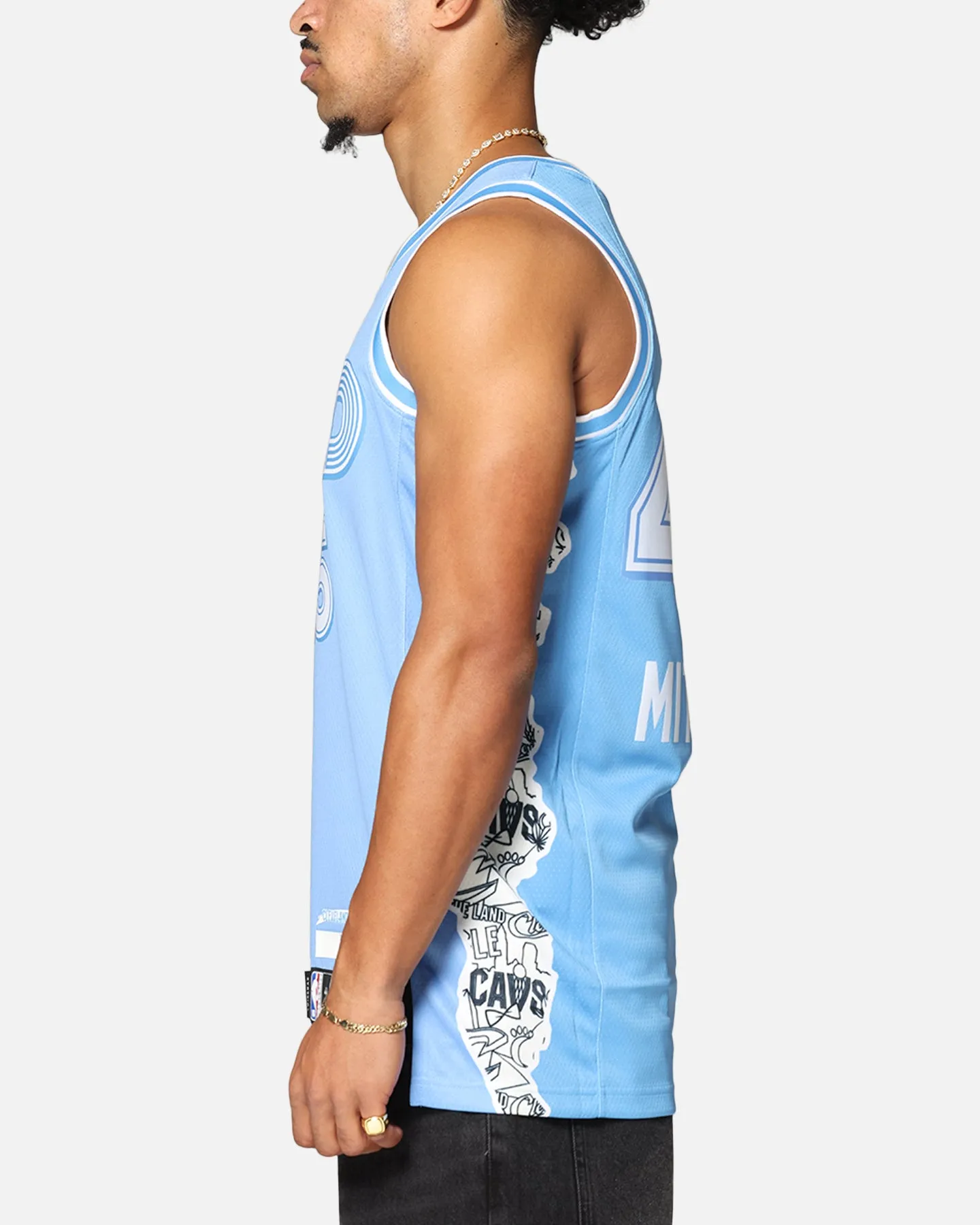 Nike Donovan Mitchell Cleveland Cavaliers #45 City Edition 2024/25 Nike Dri-Fit NBA Swingman Jersey Valor Blue