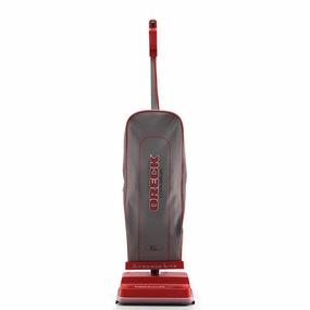 Oreck 9lb Commercial Upright vacuum, Red basecord upright vacuum, stick vacuum