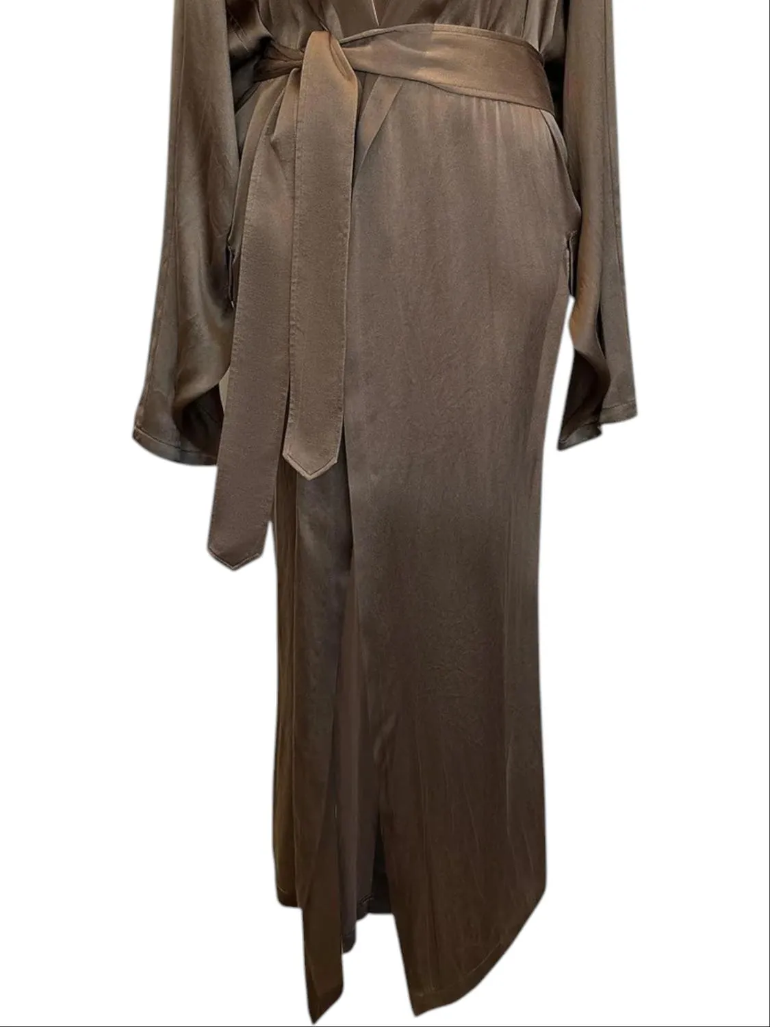 Oversized Trench Coat In Antique Gold