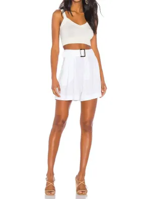 Percy Shorts In White