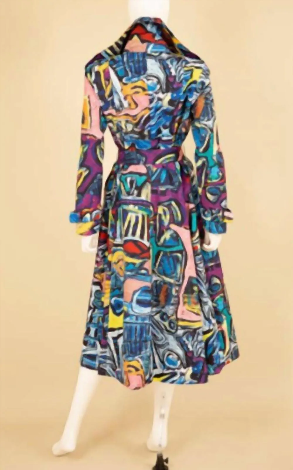Printed Coat In Multi