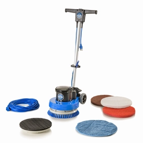 Prolux Core 13" Heavy Duty Commercial Polisher Floor Buffer Machine Scrubber and 5 Pads upright vacuum, stick vacuum