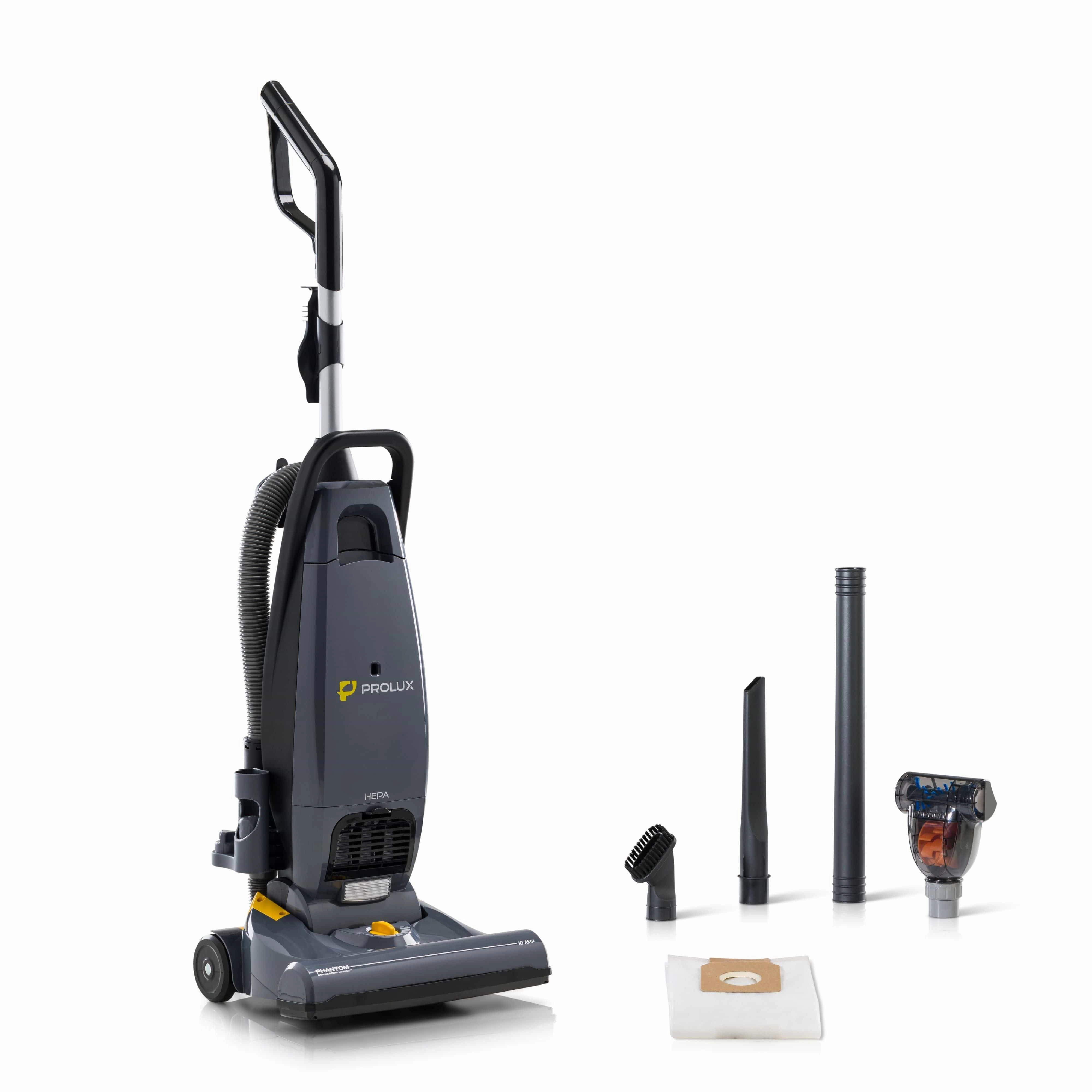 Prolux Phantom Commercial Bagged Upright Sealed HEPA Pet Vacuum for Professional Cleaners upright vacuum, stick vacuum