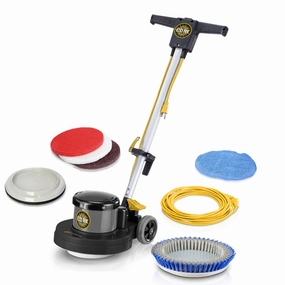 Prolux PLC13L 13" Heavy Duty Commercial Polisher Floor Buffer Machine Scrubber and 5 Pads upright vacuum, stick vacuum